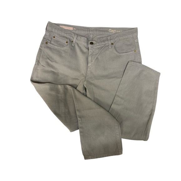 GAP Girlfriend Straight Leg Jeans with Mid-Rise Waist - Picture 6 of 11